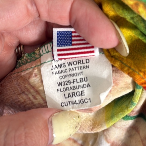 Jams World 50 Years Floral Mini Dress Florabunda Size Large - Picture 3 of 7